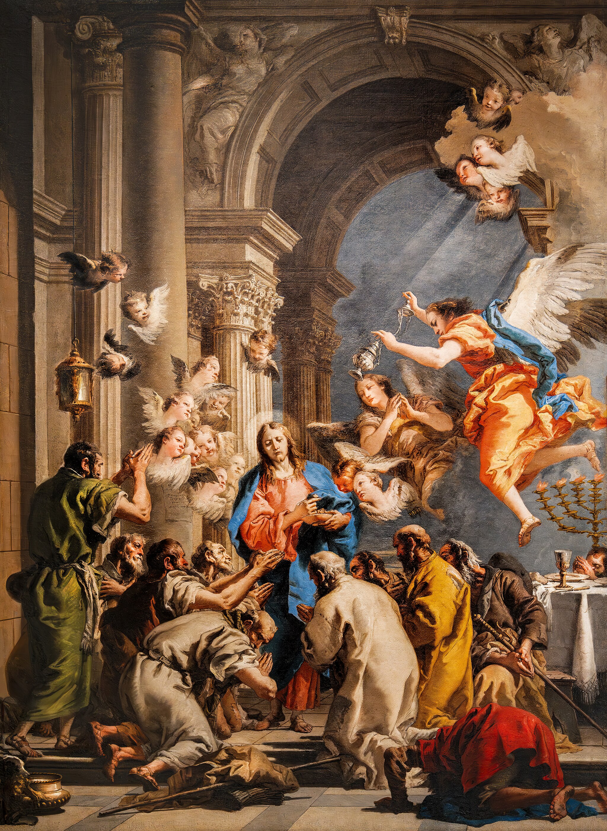 The institution of the Eucharist